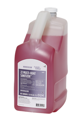 22 Multi Quat Sanitizer Monogram Clean Force EZ