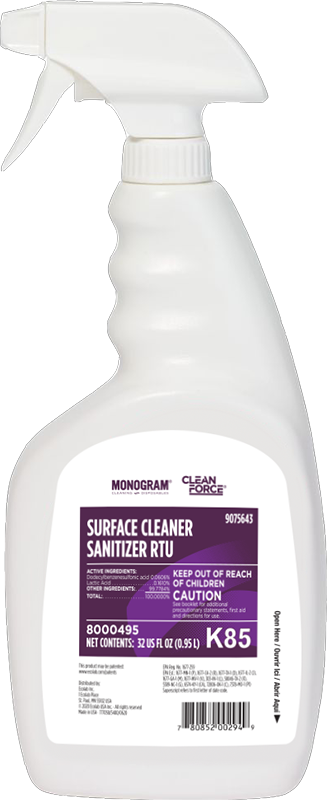 Monogram Clean Force Surface Cleaner Sanitizer RTU
