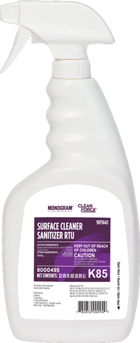 Monogram Clean Force Surface Cleaner Sanitizer RTU