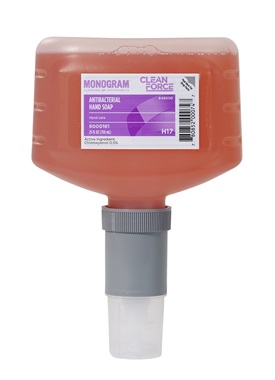Monogram Clean Force Antibacterial Hand Soap Touch Free
