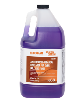 Monogram Clean Force Concentrated CleanerDegreaser for Oven Grill and Fryer