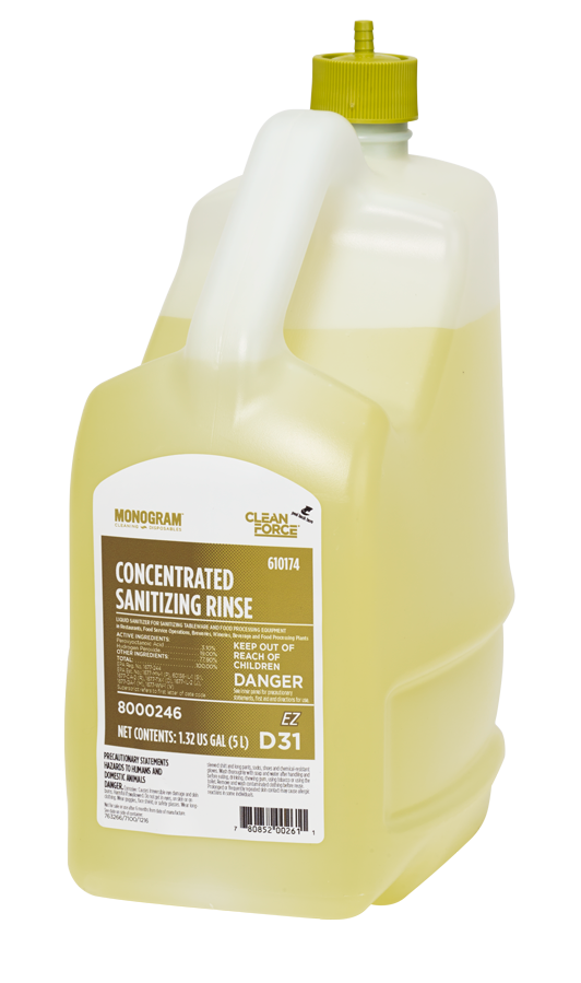Monogram Clean Force Concentrated Sanitizing Rinse