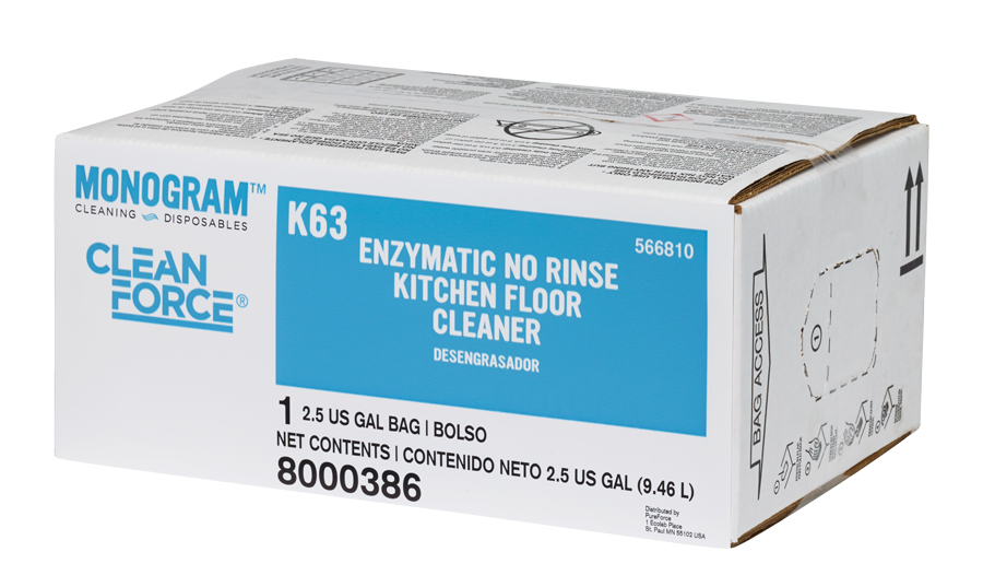 Monogram Clean Force Enzymatic No Rinse Kitchen Floor Cleaner