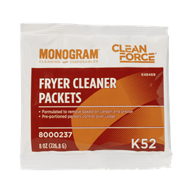 Monogram Clean Force Fryer Cleaner Packets