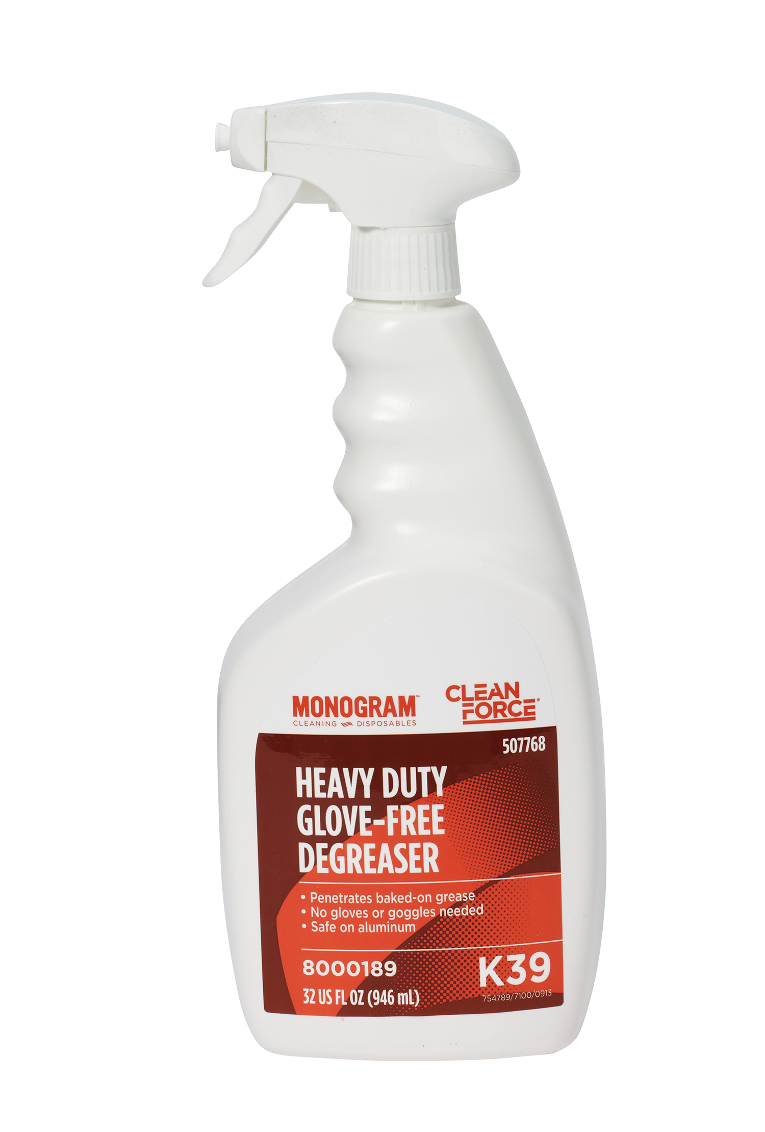 Monogram Clean Force Heavy Duty Glove-Free Degreaser - 2L