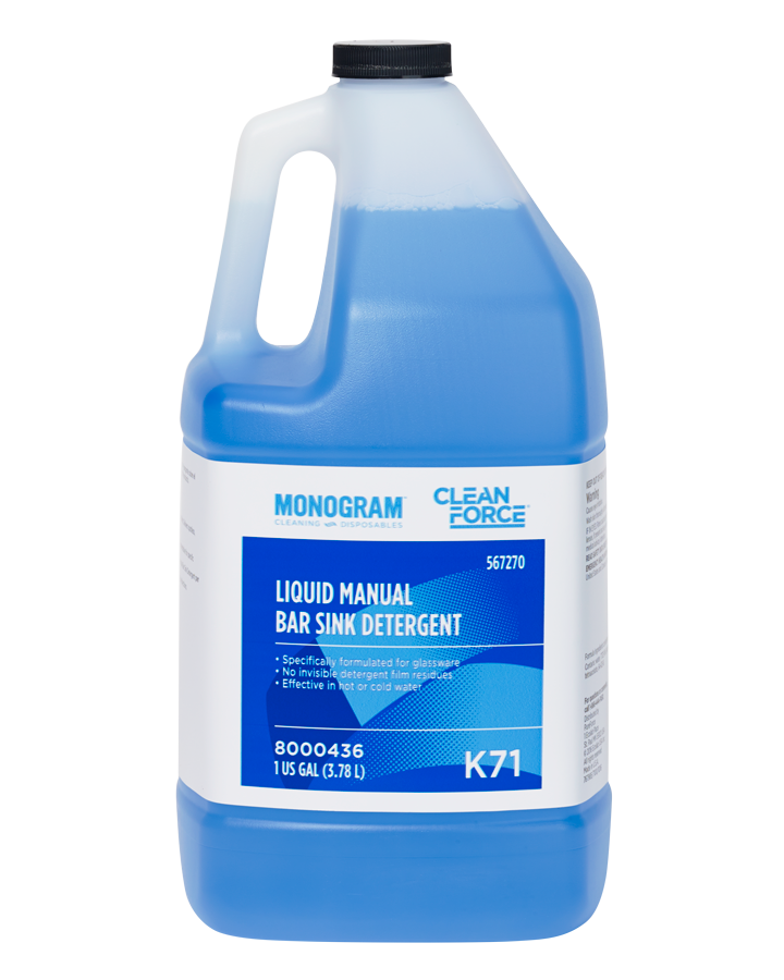 Monogram Clean Force Liquid Manual Bar Sink Detergent