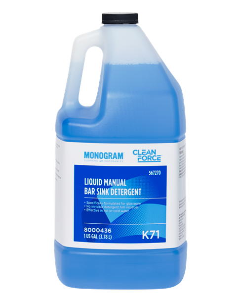 Monogram Clean Force Liquid Manual Bar Sink Detergent