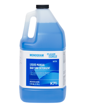Monogram Clean Force Liquid Manual Bar Sink Detergent