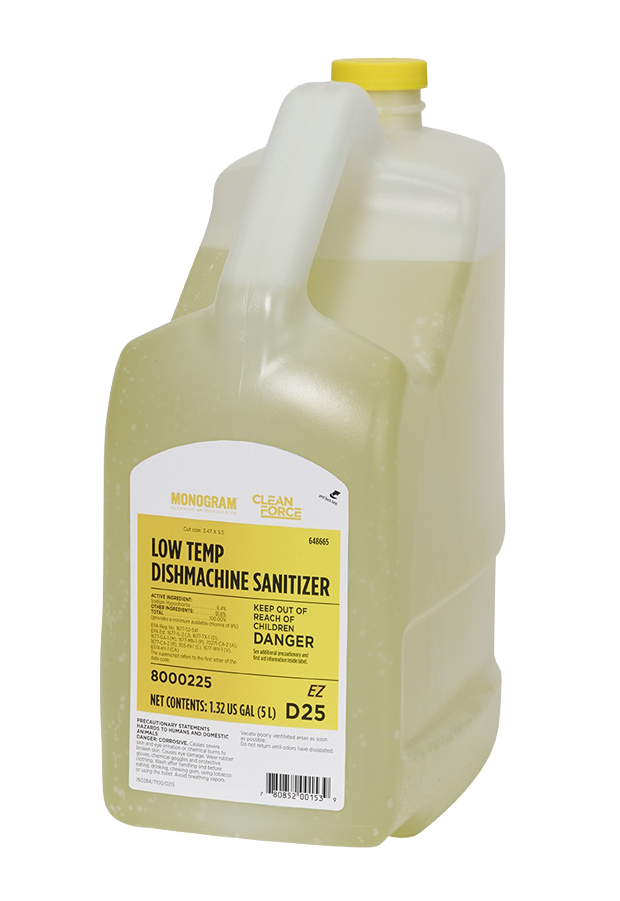 Monogram Clean Force Low Temp Dishmachine Sanitizer