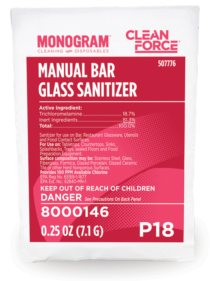 Monogram Clean Force Manual Bar Glass Sanitizer