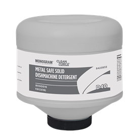 Monogram Clean Force Metal Safe Solid Dishmachine Detergent