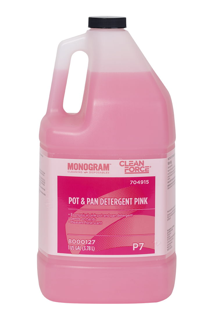 Monogram Clean Force Pot Pan Detergent Pink