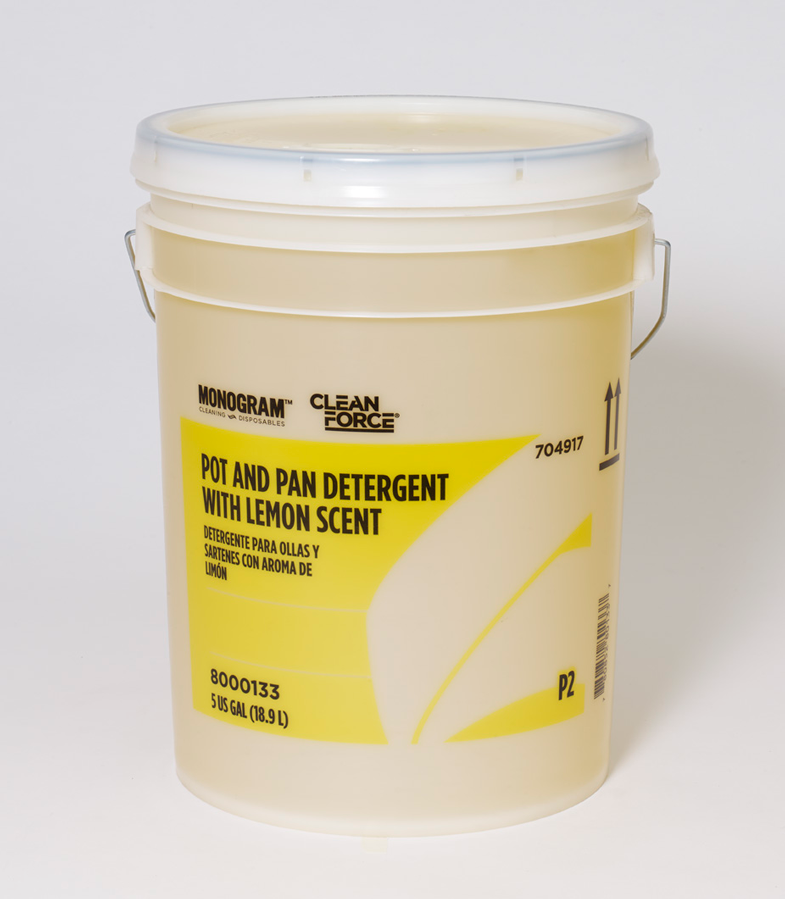 Monogram Clean Force Pot and Pan Detergent with Lemon Scent