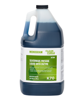 Monogram Clean Force Silverware Presoak Liquid with Enzyme