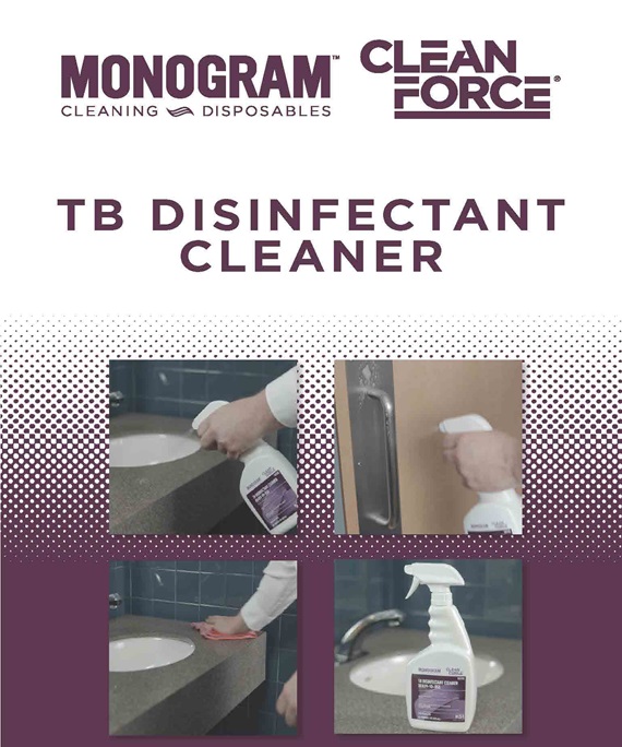 Monogram Clean Force TB Disinfectant Cleaner Ready To Use